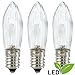 Produktbild LED-Riffelkerze gefrostet - Sockel E10 - warmweiß - 0.2W - Original Erzgebirge Schwibbögen - Erzgebirge-Palast