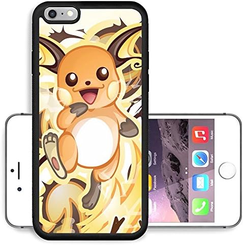 iPhone 5 Case, iPhone 5S Cover, iPhone SE Cases, Pokemon Go Raichu 02 Soft Rubber Case for iPhone 5/5S/SE