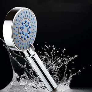 Tagve ABS Handheld Shower, Silver, Chrome Finish