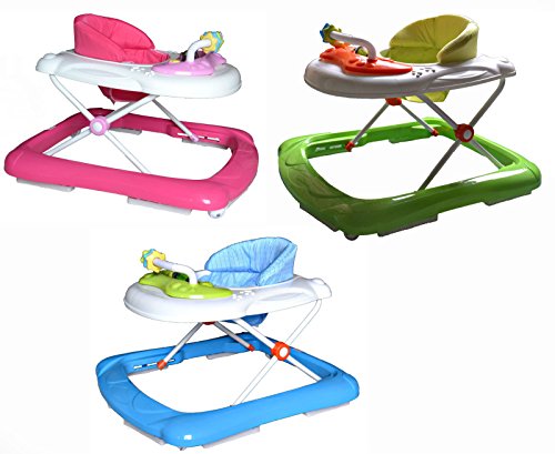 Clamaro Gehfrei Lauflernwagen (2. Wahl B-Ware) mit Anti-Rutsch Funktion, Lauflernhilfe mit Musikfunktion, Schaukelfunktion und Spielcenter - wählbar in 2 Modellen in 3 Farben