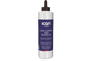 ican London Aceite para cortadora de pelo, aceite para cuchillas, 250 ml