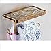 Produktbild Antik Papier Rolle Ständer, multifunktional Papier Handtuch Rack, Platz Aluminium Toilettenpapier Rack, Papier Handtuch Box, Handy Halter