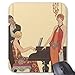 Produktbild Vintage Music, Art Deco Pianist Musician Singer Mouse Pad 18×22 cm