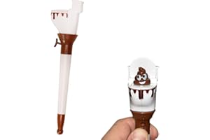 trendaffe Poo in Toilette Kugelschreiber - Kackhaufen im Klo Kuli