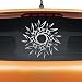 WallDesign Vaastu Sun Car Sticker RS.300.00