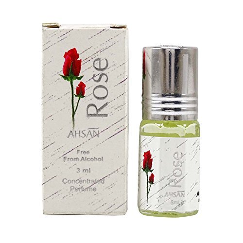 Ahsan Rose Fresh Natural Fragrance Roll On Concentrated Perfume - 3 ml