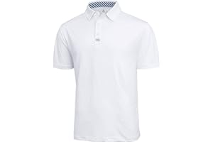 geeksport Polo Homme Shirts Manches Golf Courtes Sport à Séchage T-Shirt d'été Légers Respirant pour Outdoor