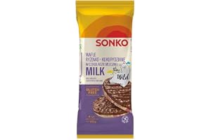 Sonko Kids Wafle ryżowo-kukurydziane w czekoladzie mlecznej 65 g (4 sztuki)