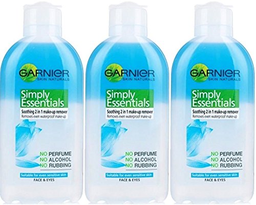 TWELVE PACKS of Garnier Simply Essentials 2in1 Eye Make Up Remover 200ml