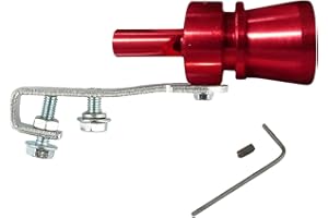 Biniveil Turbo Exhaust,Aluminum Alloy Exhaust Pipe Roar Maker Sound Enhancer | Turbo Sound Muffler, Car Muffler Sound Booster for Truck SUV Car