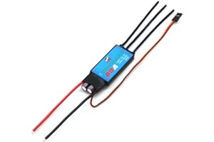 ANEEGFPV Bidirectional 12A/20A/30A/40A/50A/60A/80A Bidirectional Brushless ESC for Remote Control Car Pneumatic Underwater Propeller (50A)