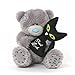 Price comparison product image 4" Good Luck Soft Black Cat Me to You Bear