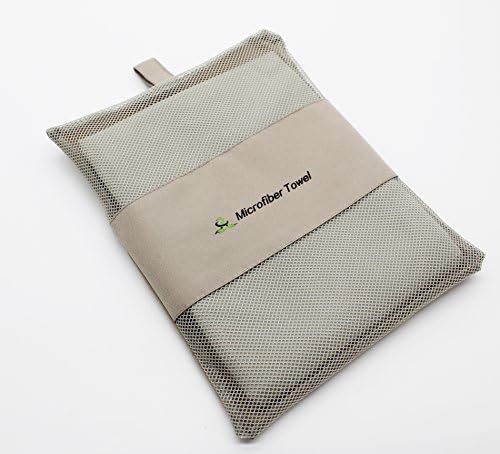 ANTT Microfibre Towel Absorbent&amp; Quick Dry Travel Towel Apply to travel Outdoor Beach sports.Bath towel(130x80cm)Long towel -Grey