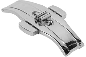 Pwshymi Guarnimento Universale a Farfalla in Acciaio Inossidabile Delicato Orologio di Ricambio per Chiusura di Distribuzione Beautymisc