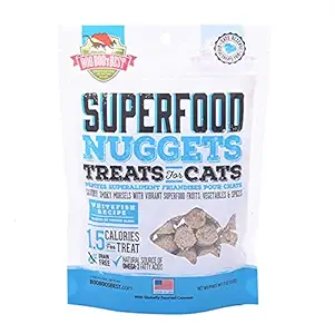 SuperFood Nuggets Treats for Cats - Whitefish Recipe