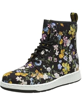 Dr. Martens Damen Newton Df Black Darcy Floral Fine Canvas Stiefel