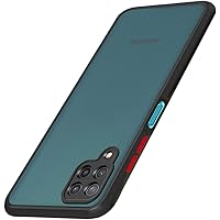 TheGiftKart Translucent Hybrid Back Case Cover for Samsung Galaxy M12 | Smoked Matte Back | 360 Degree Protection…