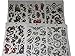 One Book of 6 Sheets Mens Boys Large Black Celtic Chinese Dragon Celtic Tribal style Temporary Tattoos for parties, gifts, etc - by Fat-Catz-copy-catz