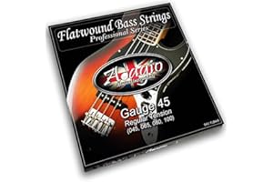 Flatwound ADAGIO PRO Electric Bass Guitar Strings 45-100 Nickel Standard Regular Gauge