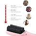Hair Straightener Brush, Amir® Styling Comb, Instant Magic Silky Straight Hair Styling, High End LCD Temperature Display, Anti Scald, with PTC heating + Anion Hair Care, No Damage, Detangling Ceramic Styling Tool Easy to Use, Great for Mother's day [New 2 in 1]