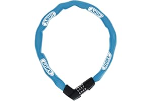 Cerradura de Cadena ABUS Tresor 1385 - Cerradura de combinación de Acero Templado - Cadena Cuadrada de 7 mm de Grosor - Nivel de Seguridad ABUS 7