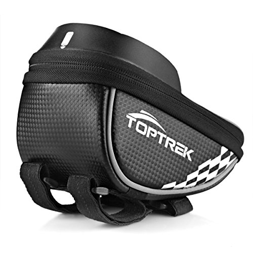 Toptrek Fahrradtaschen Fahrrad Rahmentaschen Rennrad Radtaschen Wasserdicht Fahrradzubehör Brauchbar für die Handys Kleiner als 5.5 Inch sind - 3