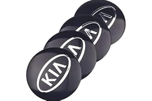 JianJunSuper 4 Pcs Car Hub Centre Caps for KIA Cerato Sportage R K2 K3 K5,Dust Proof Waterproof Rim Cover Tyre Protect Exterior Decoration Accessories