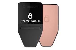 Trezor Safe 3 - Cartera de Hardware Criptográfico Protegida con Elemento Seguro - Compre, Almacene y Administre Activos Digitales de Forma Sencilla y Segura (Galactic Rose)