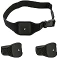Wisfunlly VR Tracker Belt and Hand Straps Compatible with HTC Vive System Tracker Pucks for Full-Body Tracking in Virtual Reality, Adjustable(Including 1 Belt and 2 Hand Straps)
