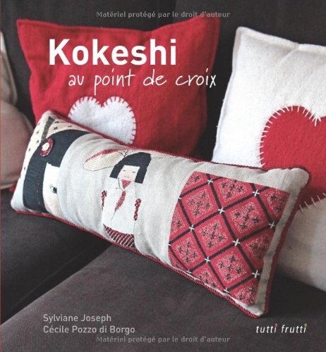 couverture de : Kokeshi au point de croix et autres points