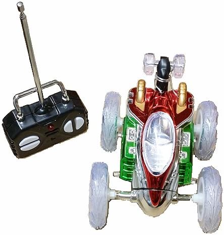 Britannia eStore DASHNM Lights and Music 360 Turbo Twister Multifunctional Remote Control Mini Dazzle Stunt Car Dasher