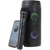 Teknoloji Gelsin Bluetooth Karaoke Hoparl&ouml;r, RGB Işıklı, 29 cm, Kablosuz Mikrofonlu, FM Radyo, USB/SD Kart/AUX