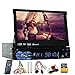 Produktbild 7-Zoll-Autoradio Einzel 1din Autoradio mit GPS Navigation abnehmbarem Panel HD Digital Touch Screen-Monitor Bluetooth Auto-DVD-Player + USB / SD Aux Subwoofer Fernbedienung durch Eincar