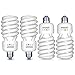 Produktbild Neewer® 35W 220V 5500K Tri-Phosphor-Spirale CFL Tageslicht Balanced Glühbirne Glühlampen in E27 Fassung für Fotografie und Videostudiobeleuchtung (4 Pack 35W)