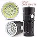 Produktbild HCFKJ 38000LM 15 X CREE XM-L T6 LED Taschenlampe Torch 4 x 18650 Jagd Lampe