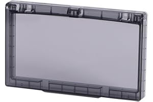 LECREATEKIT Waterproof Wall Socket Cover, Dustproof Design, Material, for 86 Type Switches (black)