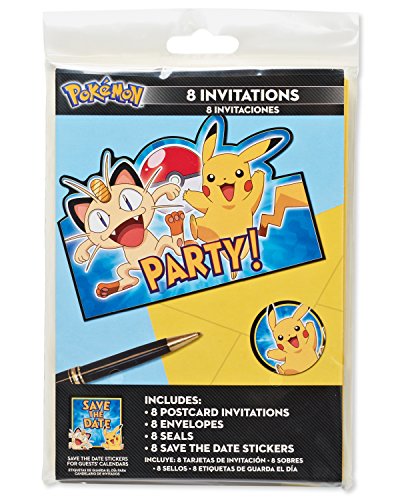 Amscan Pokémon-Einladung mit Umschlag, 491844 - 3