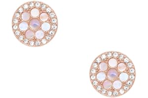 Fossil Ohrringe Für Frauen Mop, 10(D)*2.0(Dicke)mm Rose Gold Edelstahl-Ohrringe, JF02906791