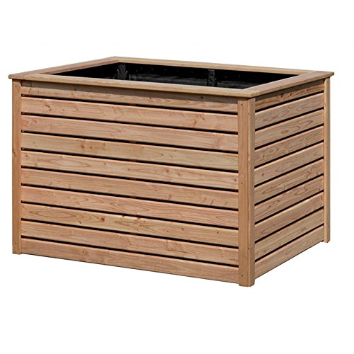 Hochbeet Kräuterbeet aus Lärchenholz 125 x 85 x 80 cm von Gartenpirat® - 2