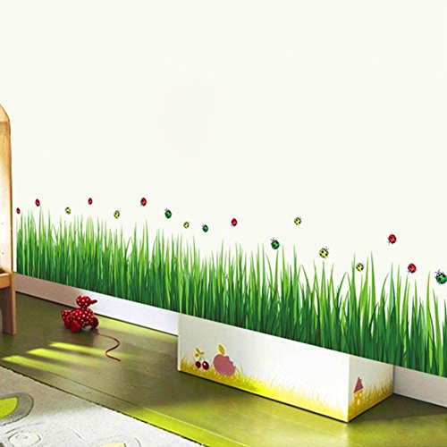 Life. – Top Grün Gras diy abnehmbar Wand Aufkleber Home Schlafzimmer Dekoration Kunst Vinyl Aufkleber Art Decor