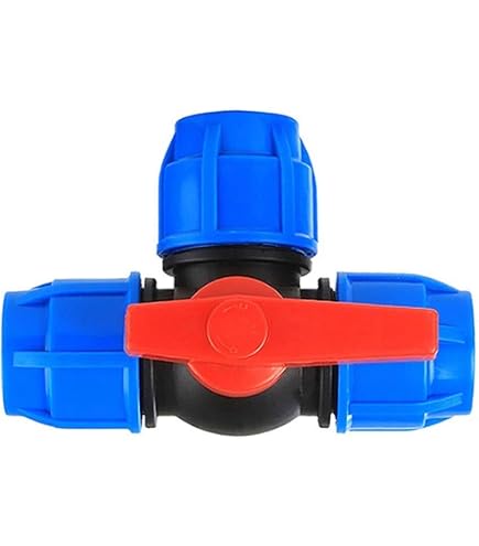Jonikuper PE 3-Wege-Kugelhahn 50 Mm – Für Wasser Produktbild-Vorschau 2