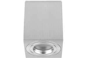 Foco empotrable Sweet LED IP44 para cuarto de baño, redondo, de esquina, de aluminio, color plateado