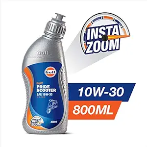GULF Pride Scooter SAE 10W-30 - Superior Performance 4-Stroke Engine Oil for Scooters [800 ML] - Pack of 1