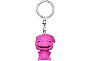 Funko Pop! Keychain: Disney The Nightmare Before Christmas - Blacklight - Oogie Boogie - Minifigura de Vinilo Coleccionable Llavero Original - Relleno de Calcetines - Idea de Regalo - Movies Fans