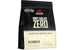 ‎XXL NUTRITION XXL Nutrition - Whey Isolate Zero - Laktosefreies Protein Pulver Isolat - 90% Eiweiss, Laktosefrei, Zuckerfrei - Vanilla - 1000 Gramm