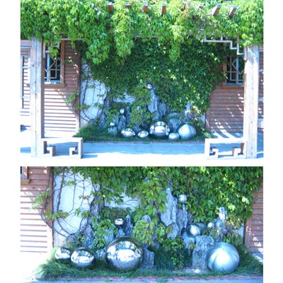 Edelstahlkugel Rosenkugel matt 5 cm Edelstahl Kugel Schwimmkugel - 4