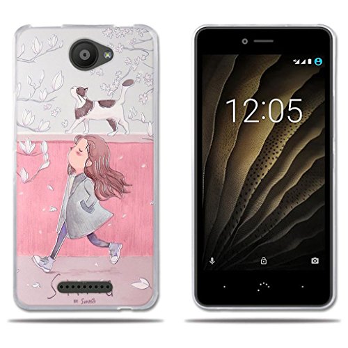 Funda BQ Aquaris U Carcasa Protectora de Silicona de Calidad Superior -FUBAODA- Dibujos Chica Guapa y Gato en Primavera Resistente a Golpes Antipolvo Resiste a los Ara azos Carcasa Completa Resistente para BQ U reviews Funda BQ Aquaris U Carcasa Protectora de Silicona de Calidad Superior -FUBAODA- Dibujos Chica Guapa y Gato en Primavera Resistente a Golpes Antipolvo Resiste a los Ara azos Carcasa Completa Resistente para BQ U