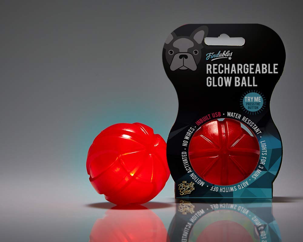 usb light up dog ball