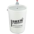 Brew2Bottle 25ltr Home Brew Fermentation Bucket, Lid with Grommet, Bubbler Airlock & LCD Thermometer