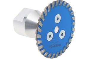 EMSea Diamentowa tarcza tnąca z kołnierzem M14 Ø 50 mm do grawerowania tarcza tnąca rzeźba beton, granit, piaskowiec, ceramika, płytki z kamienia naturalnego